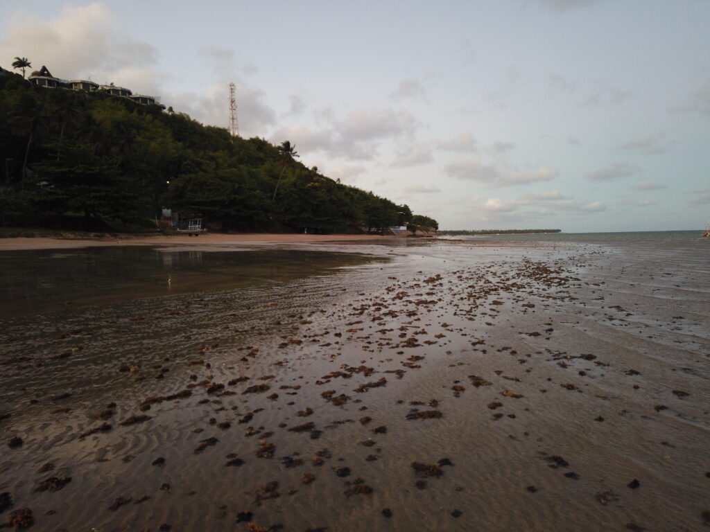 Japaratinga no litoral norte de Alagoas.