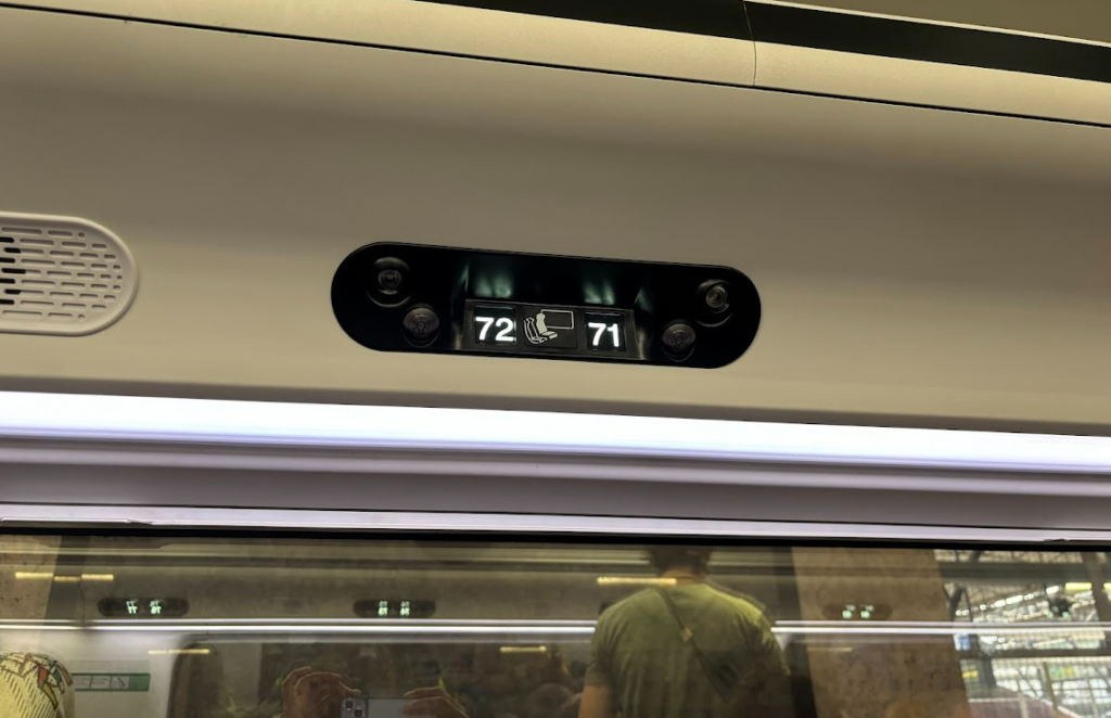 Trem Eurostar a caminho da Inglaterra