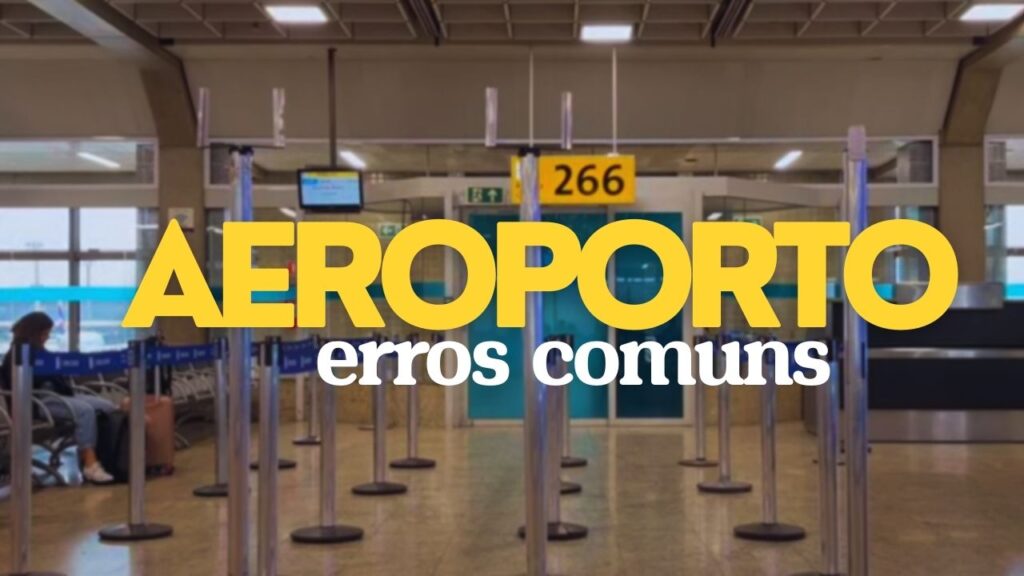 erros no aeroporto