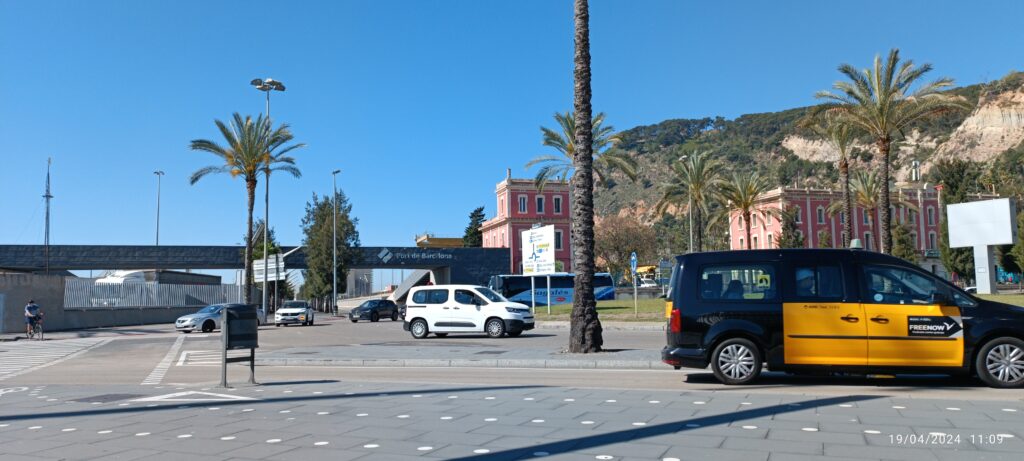 Porto de Barcelona no Desembarque do Cruzeiro