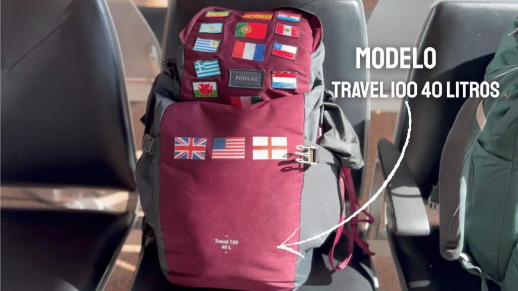 mochila pra viajar pela Europa